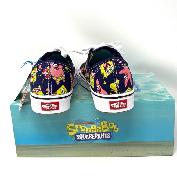 💖MEGA SALE💖Vans Sponge Bob ComfyCush Canvas Purple Low Top Men's VN0A3WM7YZ1 - Picture 7 of 11